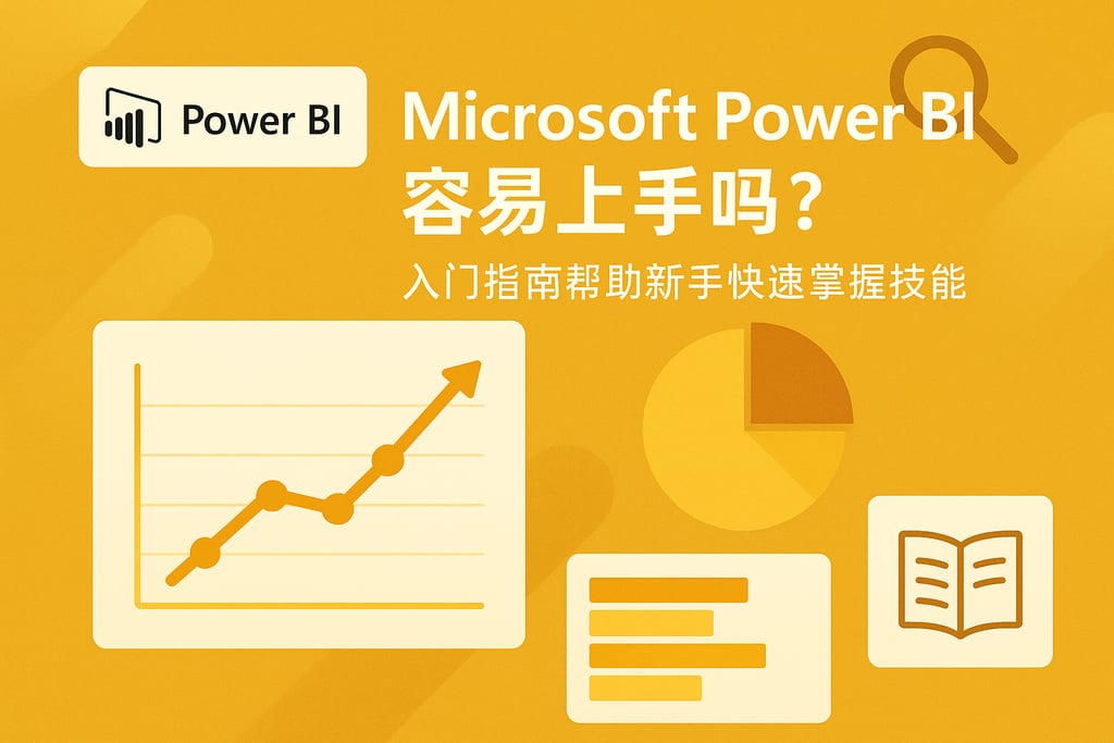 Microsoft Power BI容易上手吗？入门指南帮助新手快速掌握技能